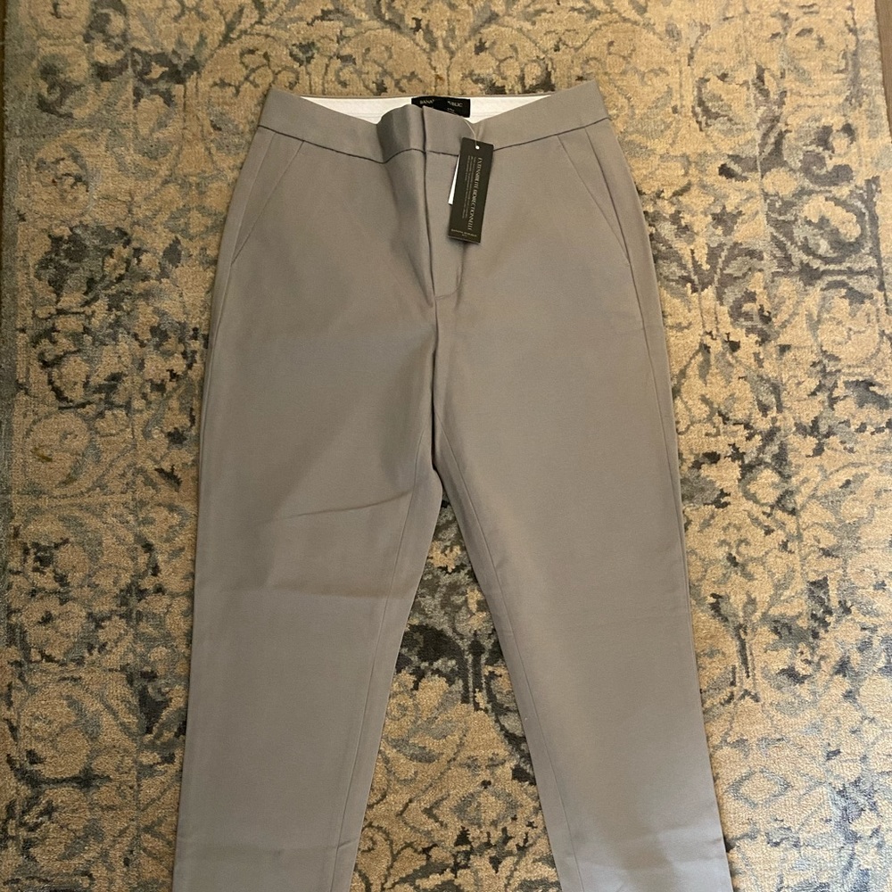 High Rise Slim Ankle BR Pants